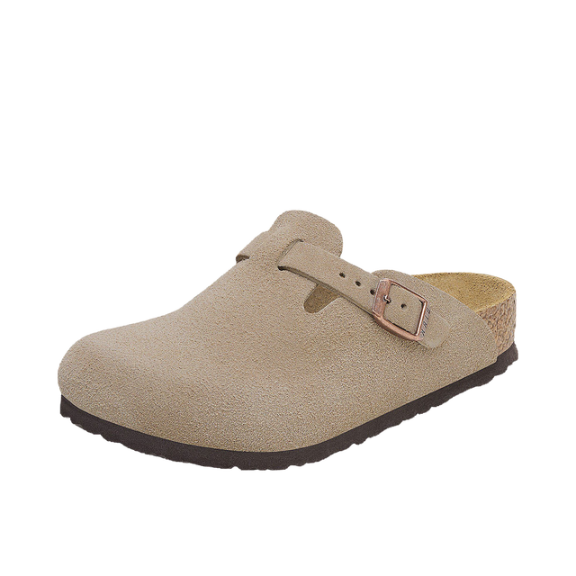 Boston Kids Suede Leather Narrow Fit Clog