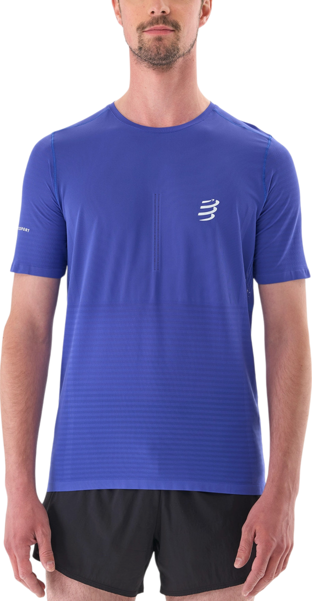 Тениска Compressport Compressport Pro Racing SS T-Shirt Синьо | atsm3615-atsm3615052, 0