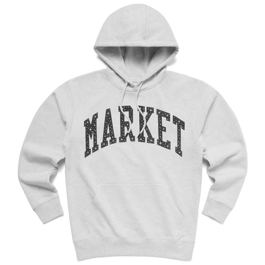 Суитчър MARKET Arc Puff Hoodie Сиво | 397000194/0016, 0