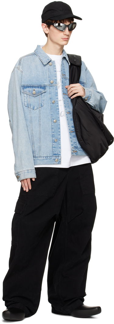 Яке We11done We11done Oversized Denim Jacket Синьо | WD-DJ4-20-017-U-IC, 3