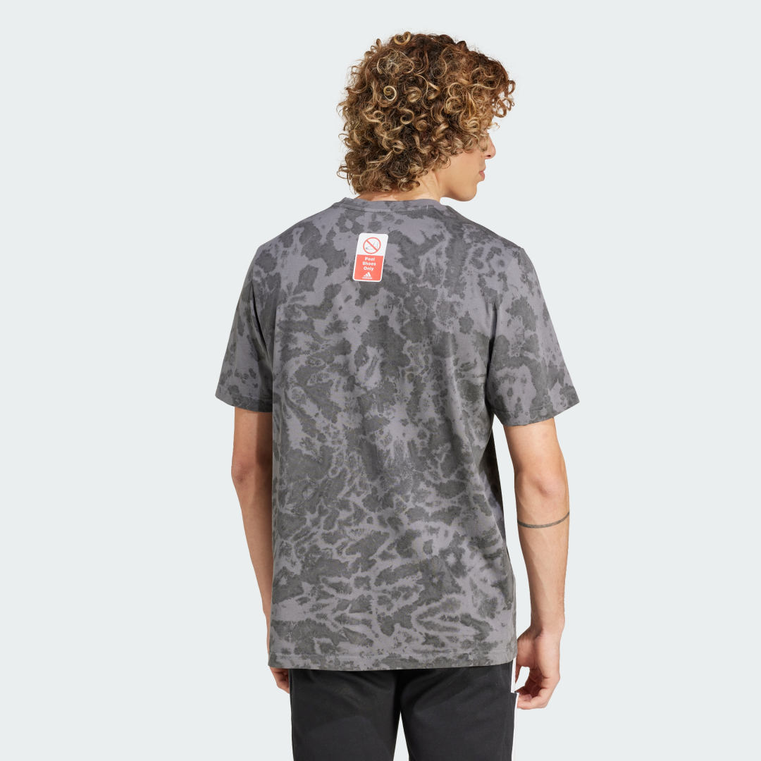 Тениска adidas Performance Summer Fun Sneaker Graphic T-Shirt Сиво | IR5840, 0
