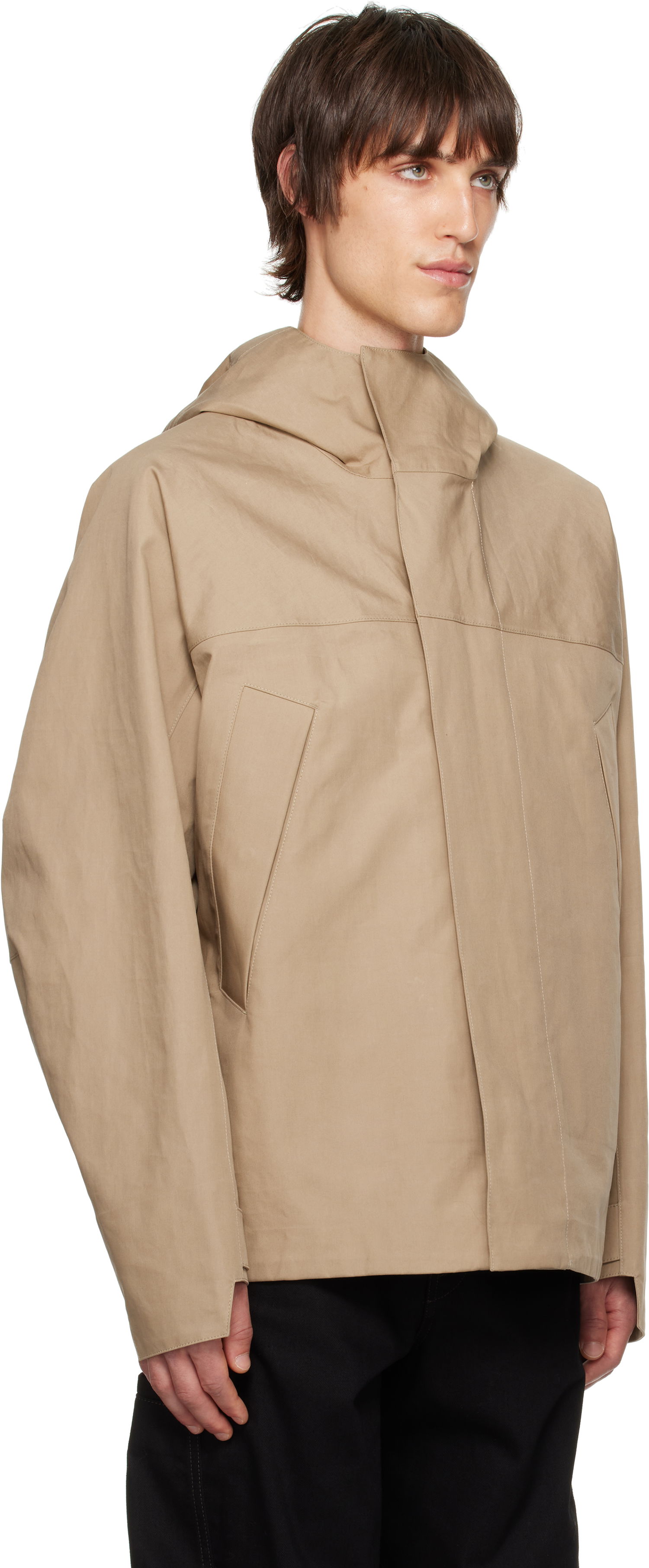 Ветровка LEMAIRE LEMAIRE Soft Technical Parka Jacket Бежово | OW1095 LF1294, 1