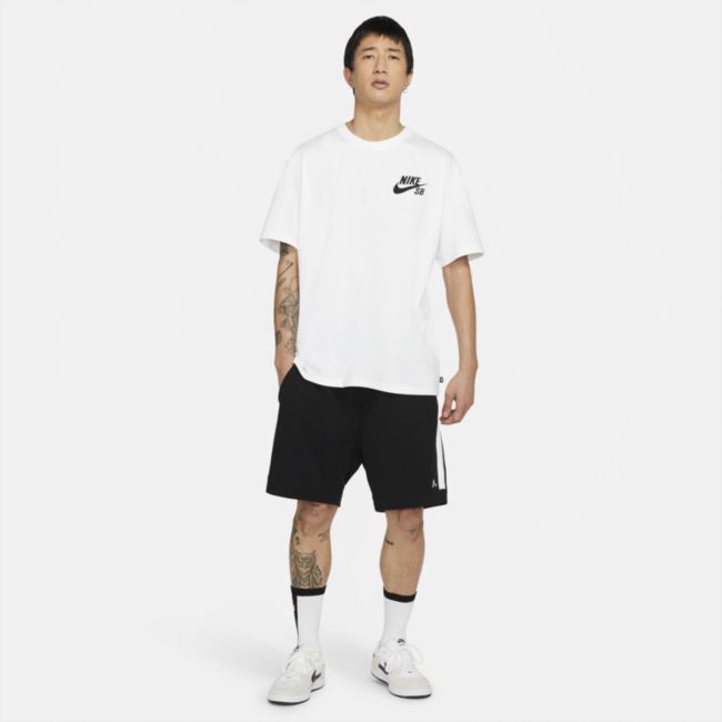 Тениска Nike SB Logo Skate T-Shirt Бяло | DC7817-100, 0