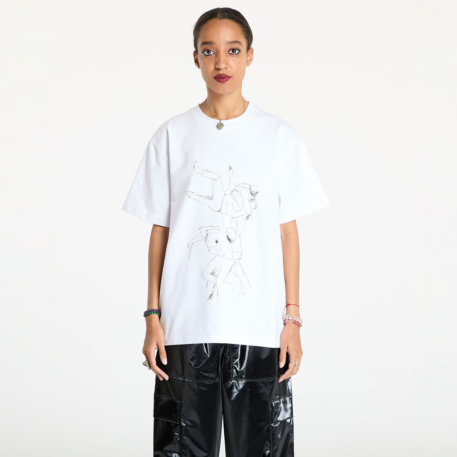 Тениска HELIOT EMIL Shelter Printed T-Shirt Бяло | PREAW24_M_09_125_WHT02, 1