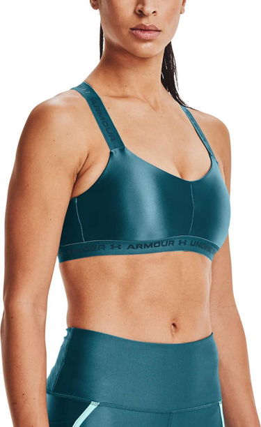 Сутиен Under Armour Crossback Low Shine Sports Bra Тюркоазено | 1363239-400, 0