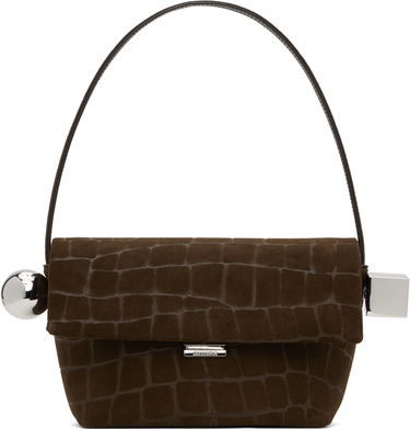 Дамска чанта Jacquemus Jacquemus 'The Rond Carré' Shoulder Bag Кафяво | 25E243BA383-3243, 0