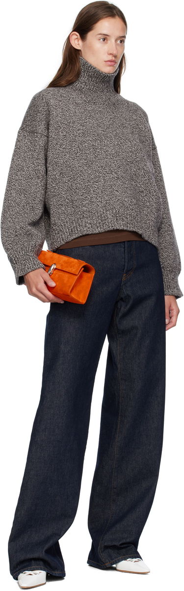 Пуловер &Daughter &Daughter Caragh Chunky Crop Turtleneck Sweater Сиво | HKN03934, 3