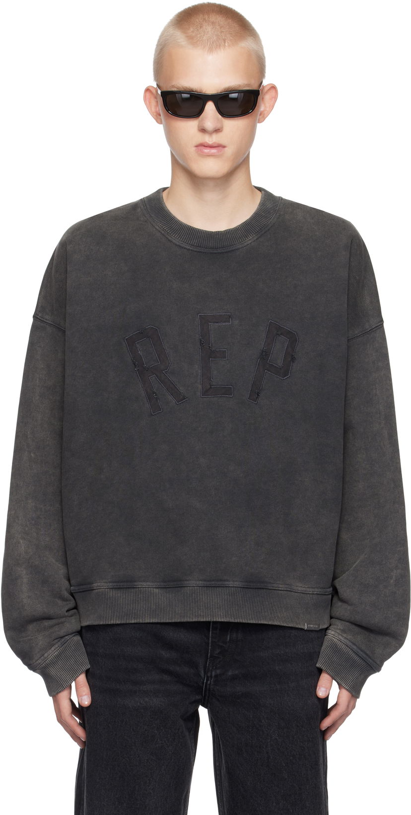 Суитчър Represent Clo 'Rep' Applique Sweatshirt Черно | MLM4254