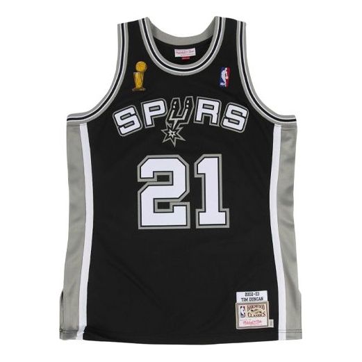 Фланелка Mitchell & Ness Mitchell & Ness Spurs 2002-03 Tim Duncan Jersey Черно | AJY4CP19171-SASBLCK02TDU