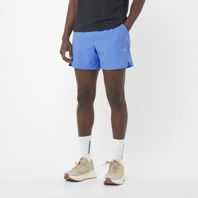 Къси панталони Salomon Shakeout Core 5" Running Shorts Синьо | LC2450300