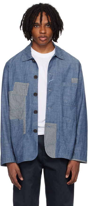 Яке Universal Works Universal Works Patched Bakers Jacket Синьо | P3008, 0