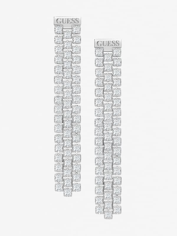 Обеци GUESS Marciano "Pixel” Earrings Металик | JUBS02005JW, 0