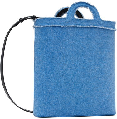 Голяма пазарска чанта Marni Marni Tropicalia Denim Crossbody Bag Синьо | SBMP0179L1 P8201, 2