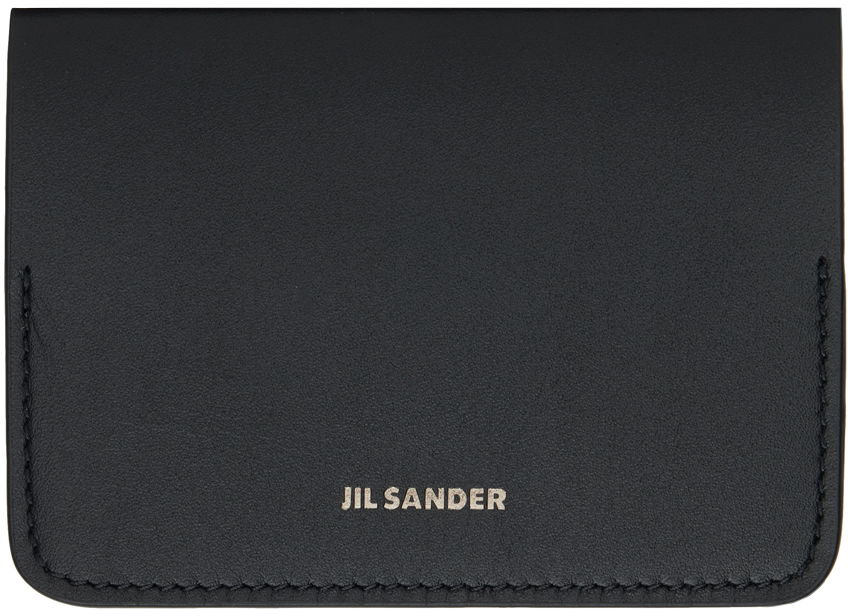 Портфейл Jil Sander Folded Card Holder Черно | J25UI0007 P5995, 0