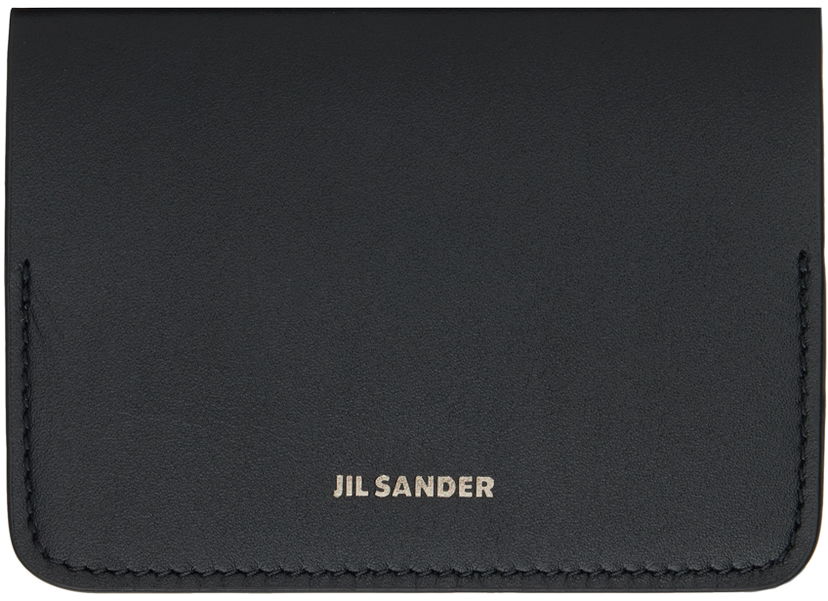 Портфейл Jil Sander Folded Card Holder Черно | J25UI0007 P5995