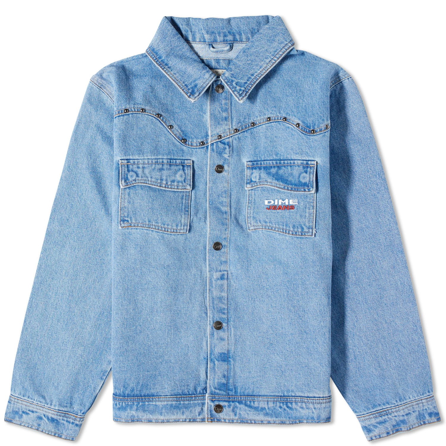 Яке Dime Western Denim Jacket Синьо | DIME23D1F3-BLU, 0