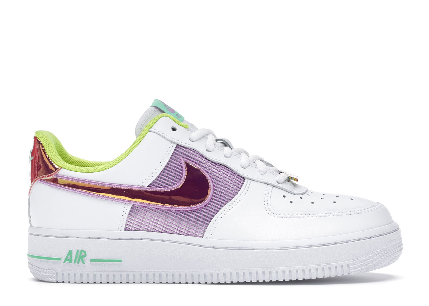 Кецове и обувки Nike Air Force 1 Low White Multi Pastel W Бяло | CW5592-100, 0