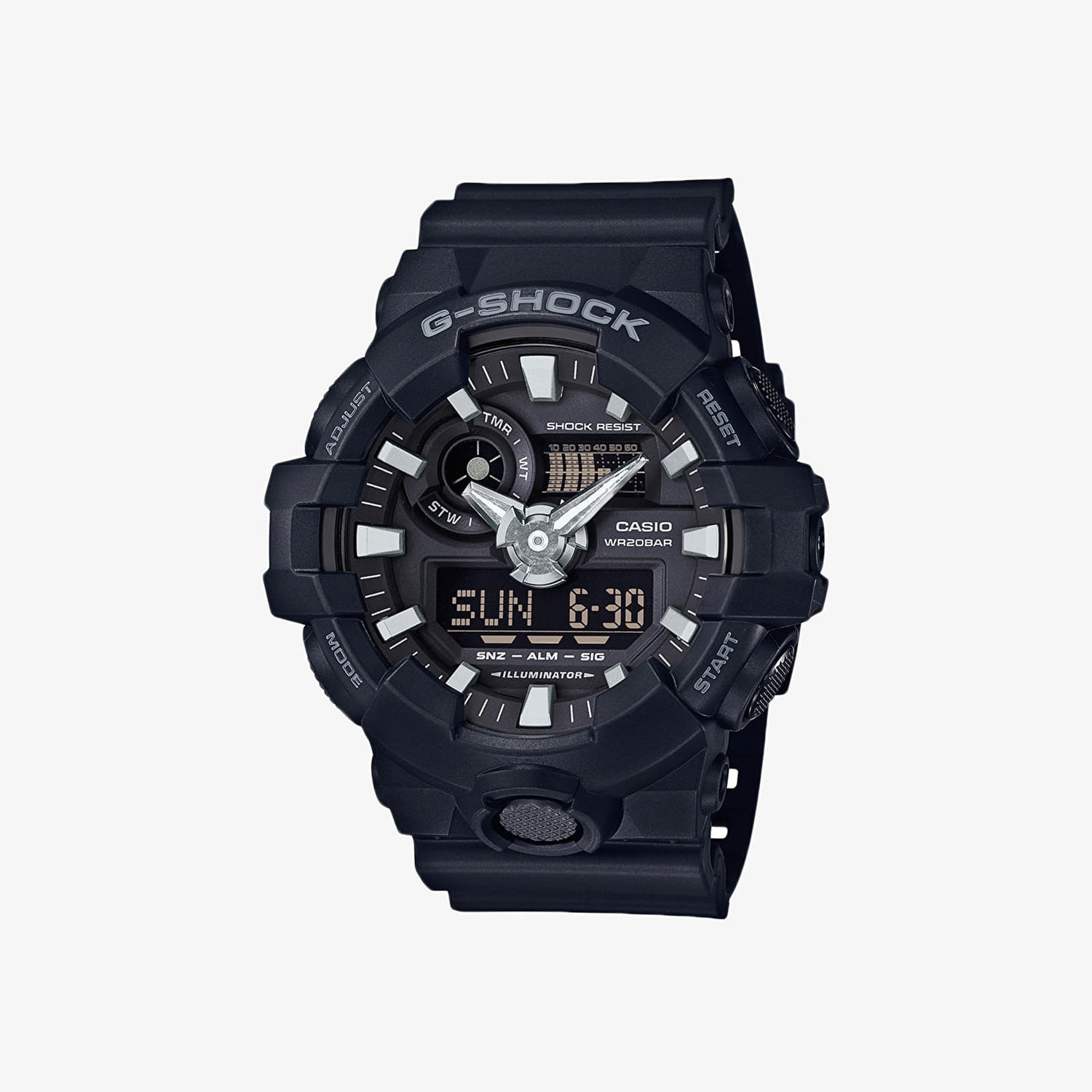 Часовник CASIO G-Shock GA-700-1BER Черно | GA-700-1BER, 1