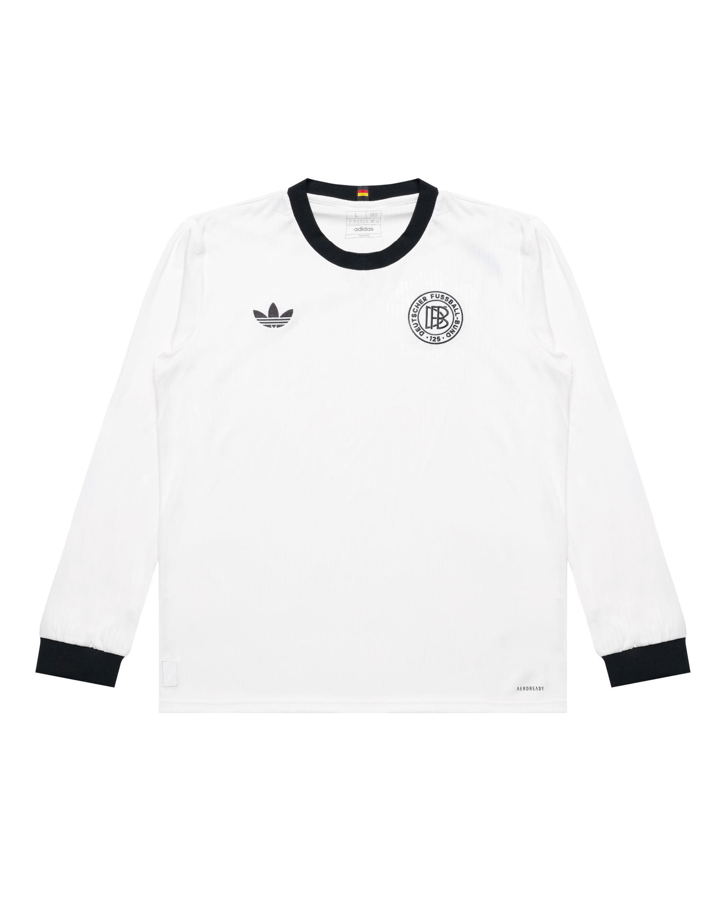 Тениска adidas Originals Originals DFB 125 Jersey Long Sleeve T-Shirt Бяло | JY0217, 0
