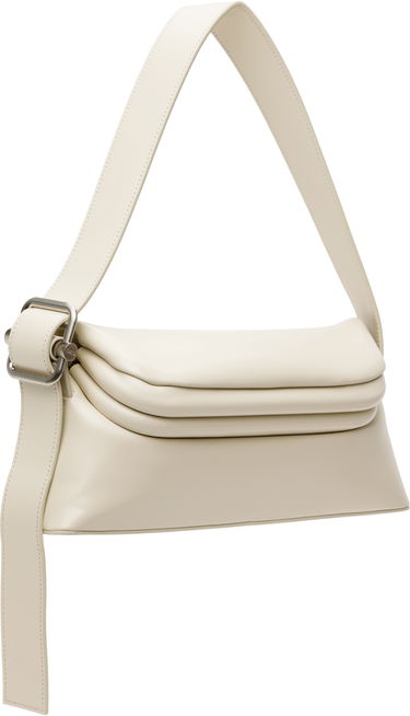 Дамска чанта OSOI Off-White Leather Shoulder Bag Бежово | 22FB010-16-05, 3