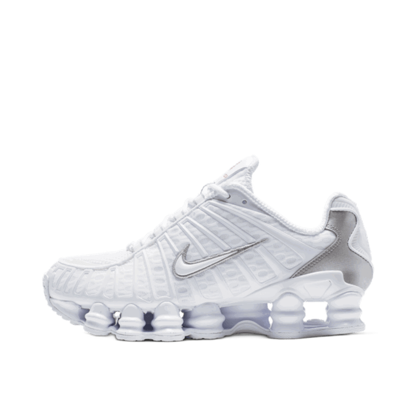 Кецове и обувки Nike Shox TL "White Metallic Silver" W Бяло | AR3566-100