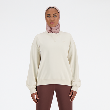 Суитчър New Balance hoodie Бежово | WT41500LIN, 0