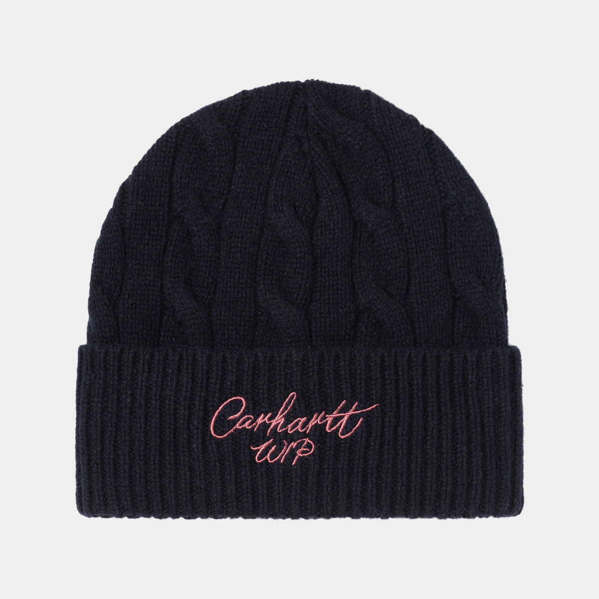 Шапка Carhartt WIP Carhartt WIP Cable Knit Beanie Тъмно синьо | I035464_1, 0