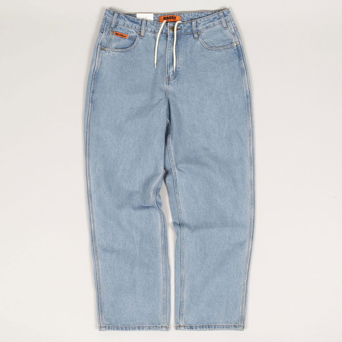 Дънки Butter Goods Butter Goods Baggy Denim Pants Синьо | butter-goods-baggy-denim-jeans-pants-washed-indigo, 0
