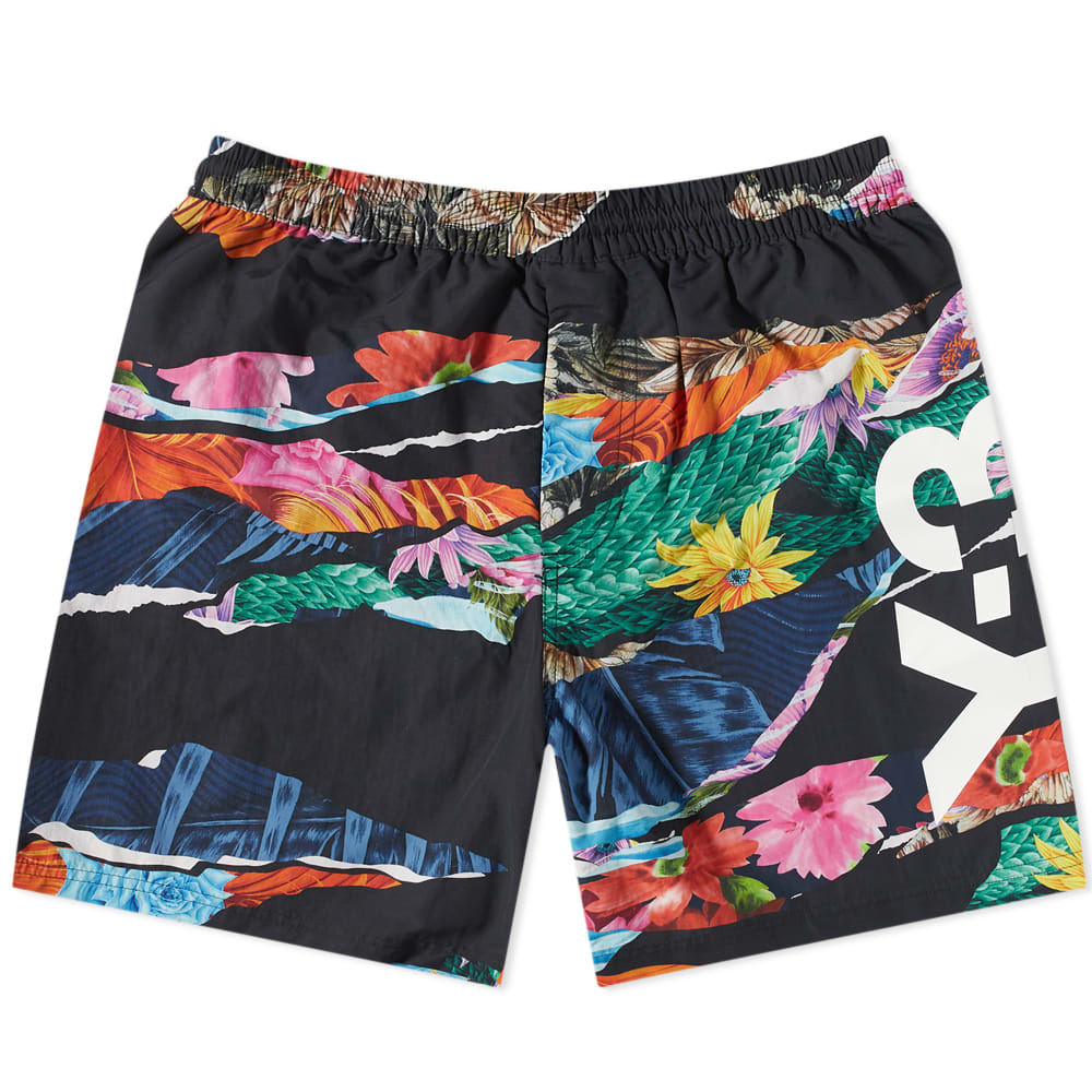 Бански Y-3 Floral Print Swim Short Многоцветен | HG6107, 0