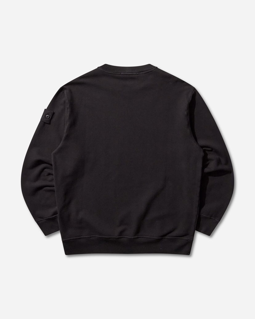 Суитчър Stone Island Ghost Stretch Cotton Fleece Crewneck Sweatshirt Черно | K2S15-6100069-S0F28 V0029