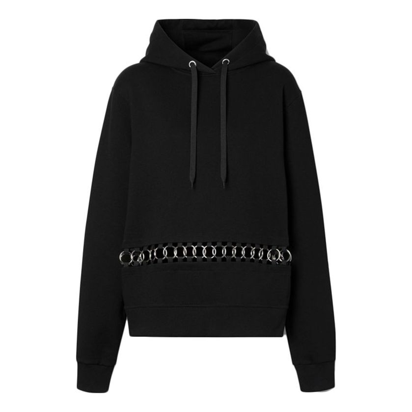 Суитчър Burberry Metallic Adornment Hoodie Черно | 80206261, 0