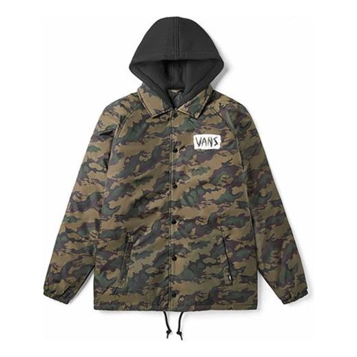 Ветровка Vans Vans Camouflage Jacket Зелено | VN0A4BQ3T88