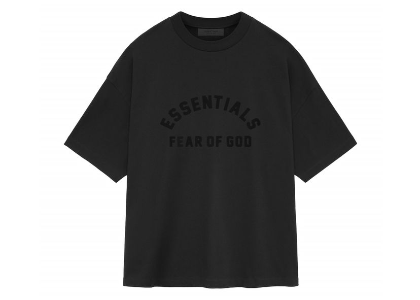 Тениска Fear of God Core Collection Heavy S/S Tee Black Черно | 125SU242000F