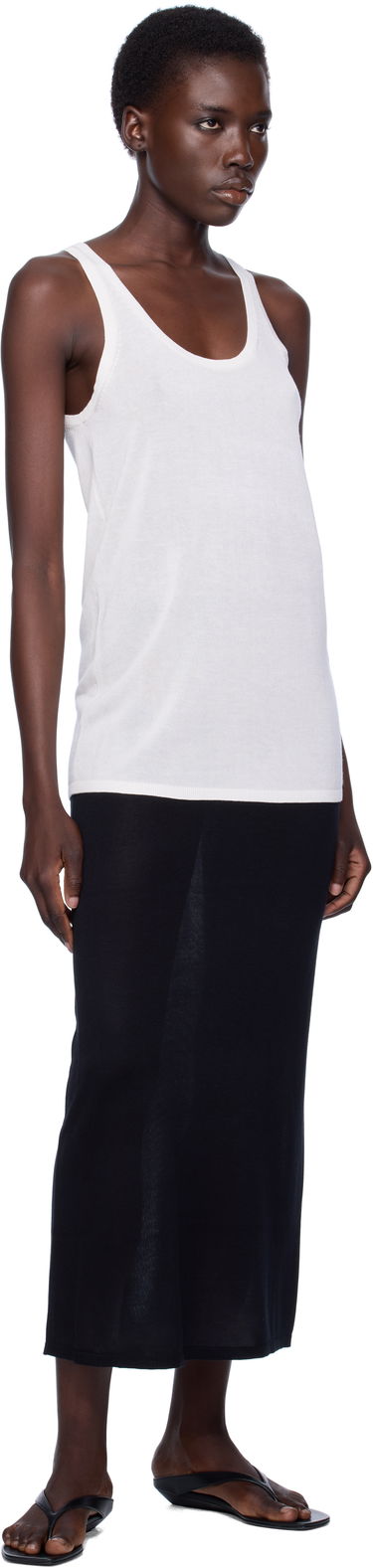 Потник TOTEME TOTEME Knit Tank Top Бяло | 253-WRT0530-YA0079, 3