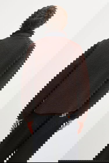 Яке Carhartt WIP Fleece Jacket Prentis Кафяво | I035696-3AN.XX, 4