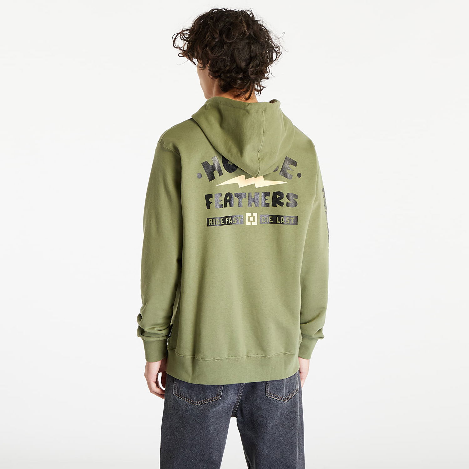 Суитчър Horsefeathers Ignite Hoodie Зелено | SM1323B, 1