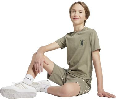 Тениска adidas Performance Jude Bellingham Culturewear Shorts Зелено | JX1974, 3