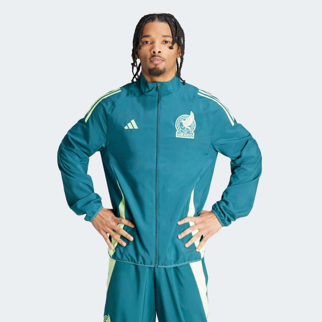 Ветровка adidas Performance Mexico Tiro Presentation Track Top Зелено | IP6350, 0