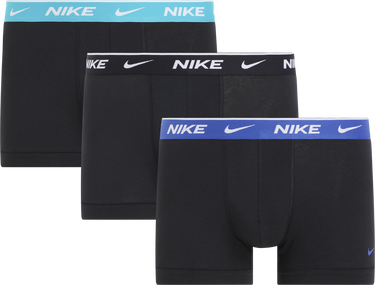Боксерки Nike Everyday Cotton Stretch Trunk (3-Pack) Черно | 0000KE1008-U9G, 0