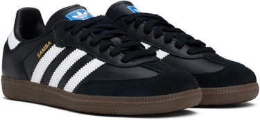 Кецове и обувки adidas Originals Samba OG Black White Gum W Черно | IG9031, 3