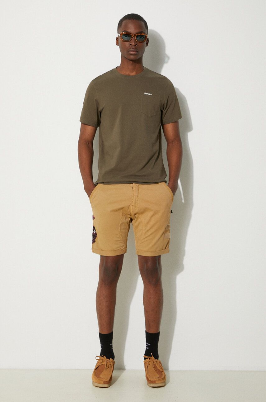 Къси панталони Alpha Industries Kerosene Patch Shorts Бежово | 116212.14, 1