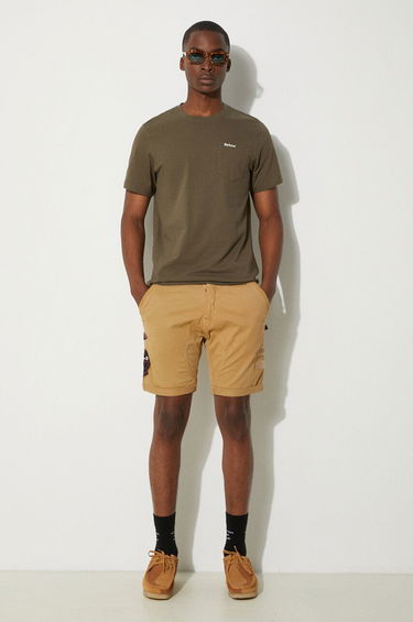 Къси панталони Alpha Industries Kerosene Patch Shorts Бежово | 116212.14, 1