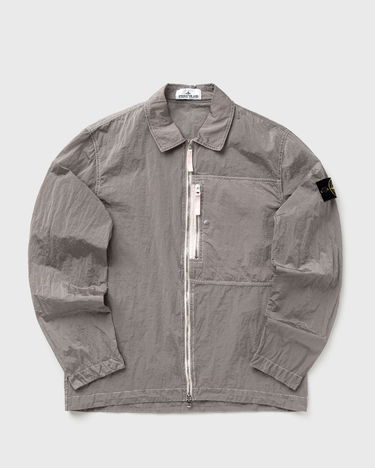 Яке Stone Island Crinkle Fabric Full-Zip Overshirt Сиво | K2S151200031S0019.V0080, 0