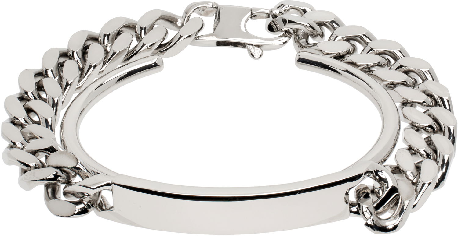 Гривна Maison Margiela MM6 Maison Margiela ID Tiered Chain Bracelet Металик | SM6UY0098 P8371, 0