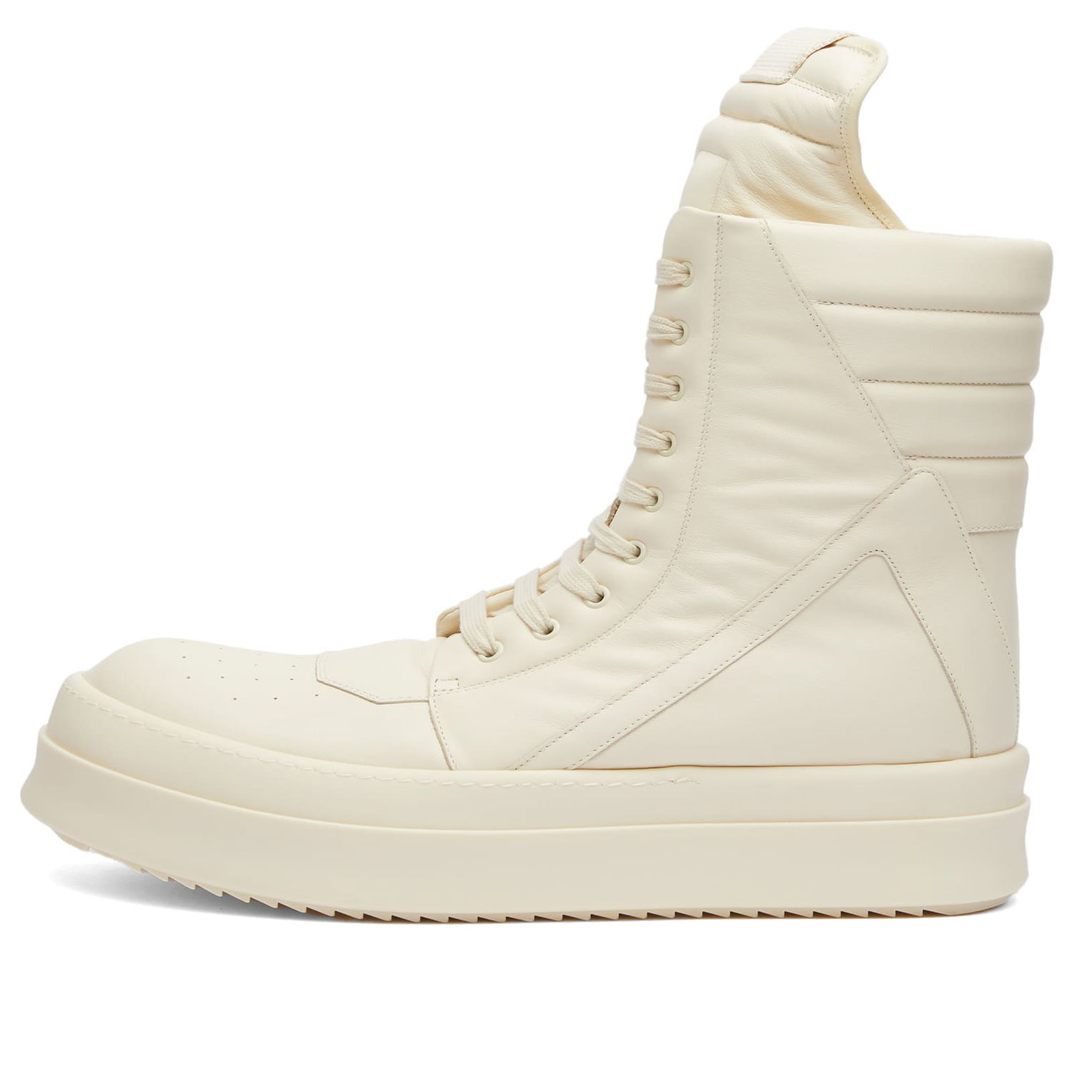 Кецове и обувки Rick Owens Rick Owens Geobasket High-Top Boots Бяло | RR01E5855-LCO-1111, 1