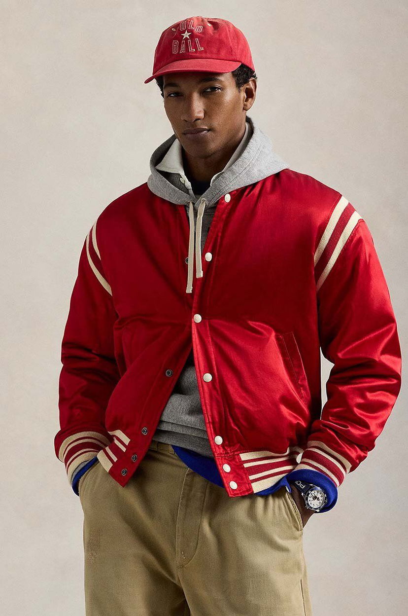 Яке бомбър Polo by Ralph Lauren Varsity Jacket Червено | 710949940