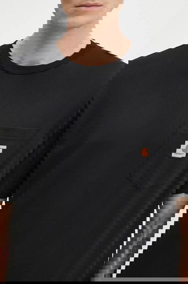 Тениска Carhartt WIP Pocket T-Shirt Черно | I030434.BLACK, 4