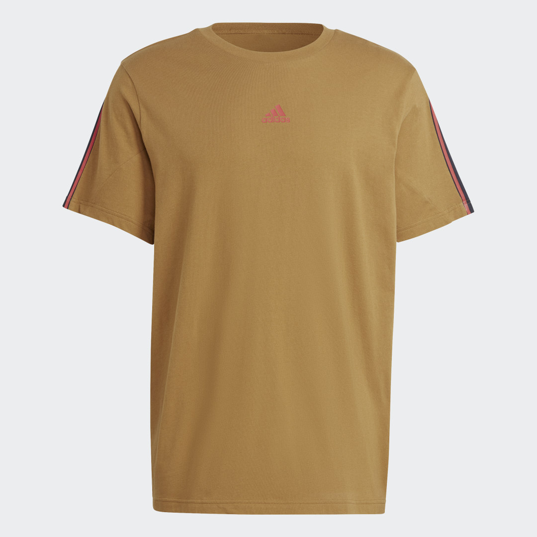 Тениска adidas Performance Brandlove Graphic T-Shirt Кафяво | IC6803, 1
