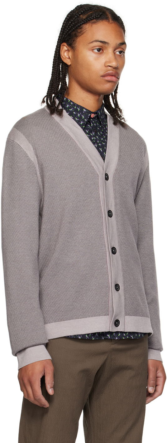 Пуловер Paul Smith PS Paul Smith Broad Stripe Cardigan Лилаво | M2R-213YE-L21864-51, 1
