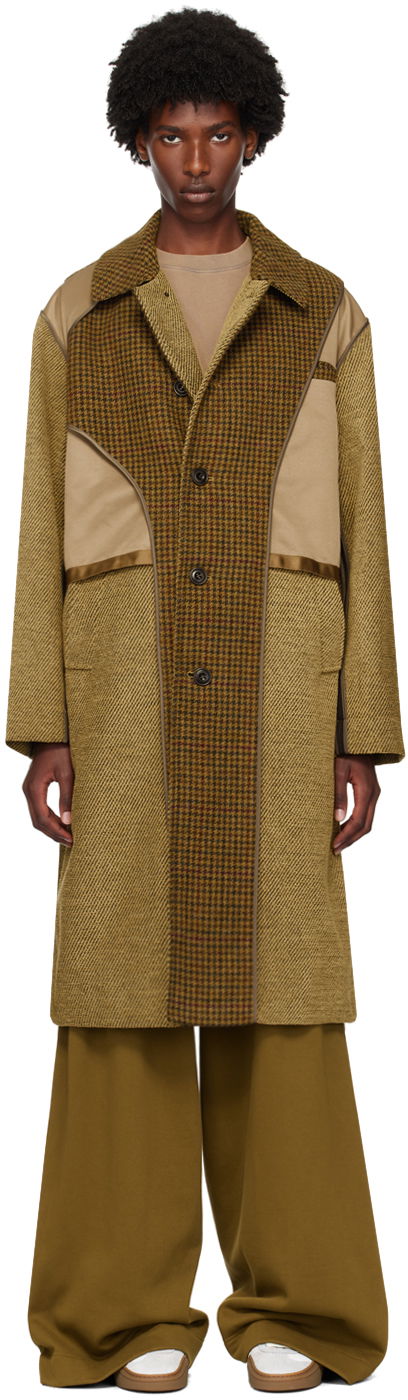 Палта Andersson Bell Multicolor Inside-Out Coat Кафяво | awa641u, 0